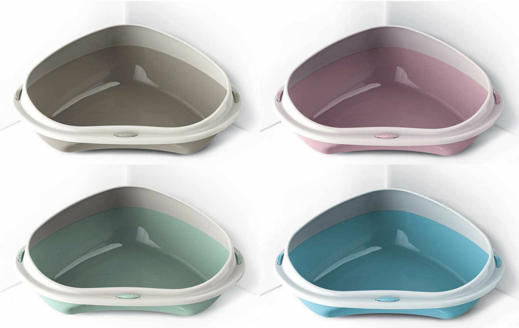 Cat Corner Litter Tray Large or Jumbo Rim Pet Open Toilet Pan Box Cat Centre?