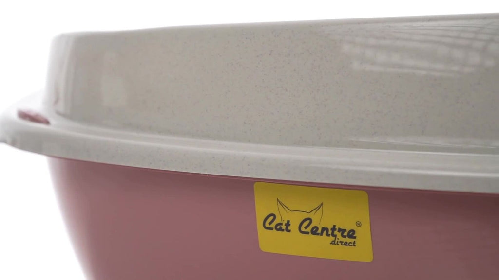 Cat Corner Litter Tray Large or Jumbo Rim Pet Open Toilet Pan Box Cat Centre?